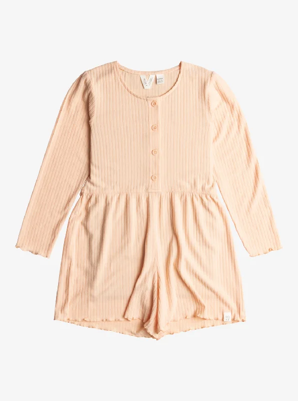 Girls 4-16 Middle Of The Night Dress - Peach Parfait