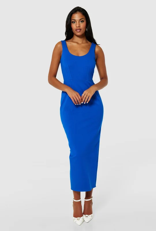 Closet London Midaxi Pencil Dress, Royal