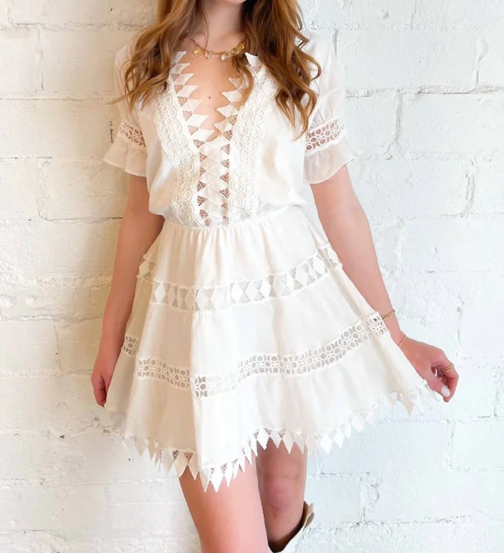 Ora Dress In White