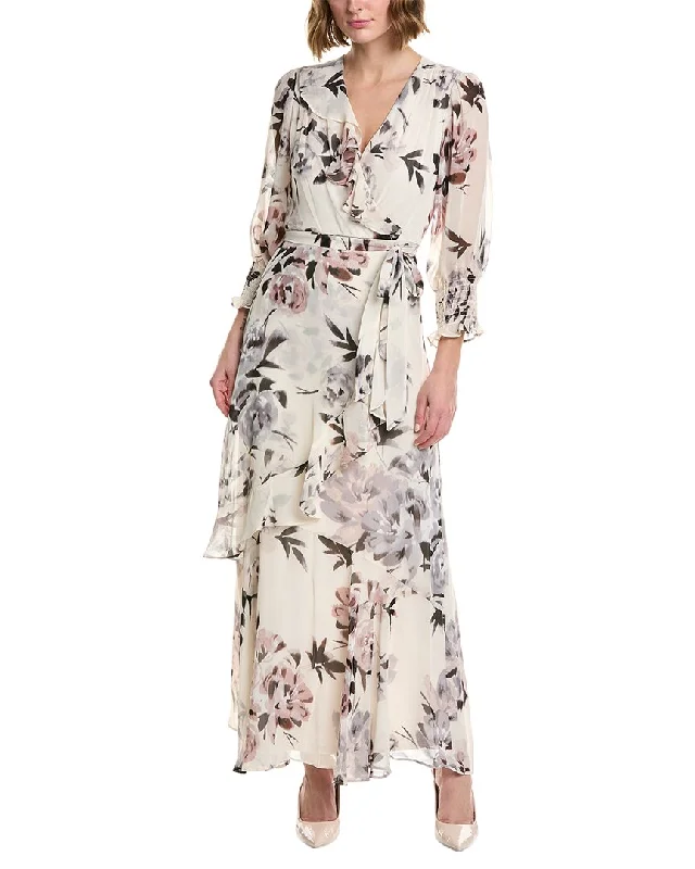 Taylor Printed Chiffon Maxi Dress