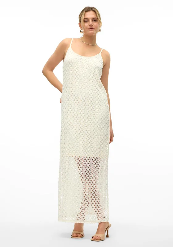 Vero Moda Kylie Crochet Maxi Dress, Birch