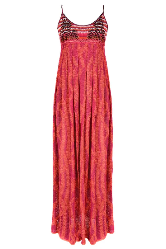 CECILIA PRADO ELEM Fuchsia Knitted Dress