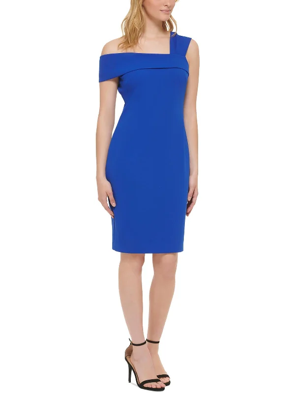 Womens Party Solid Sheath Dress