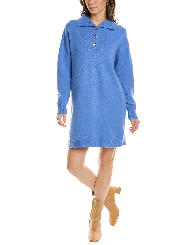 ANNA KAY Victorio Wool-Blend Dress