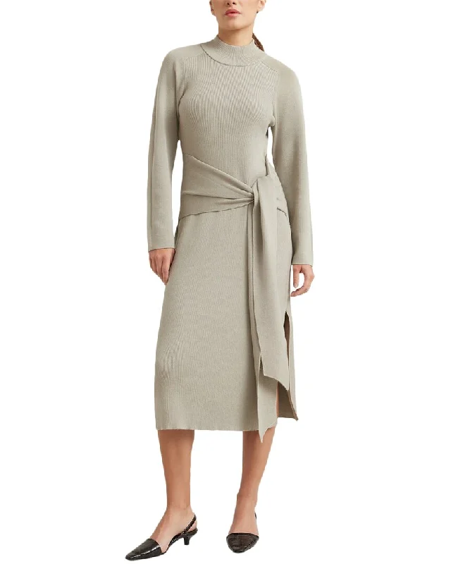 Modern Citizen Celine Drop Waist Tie Dress