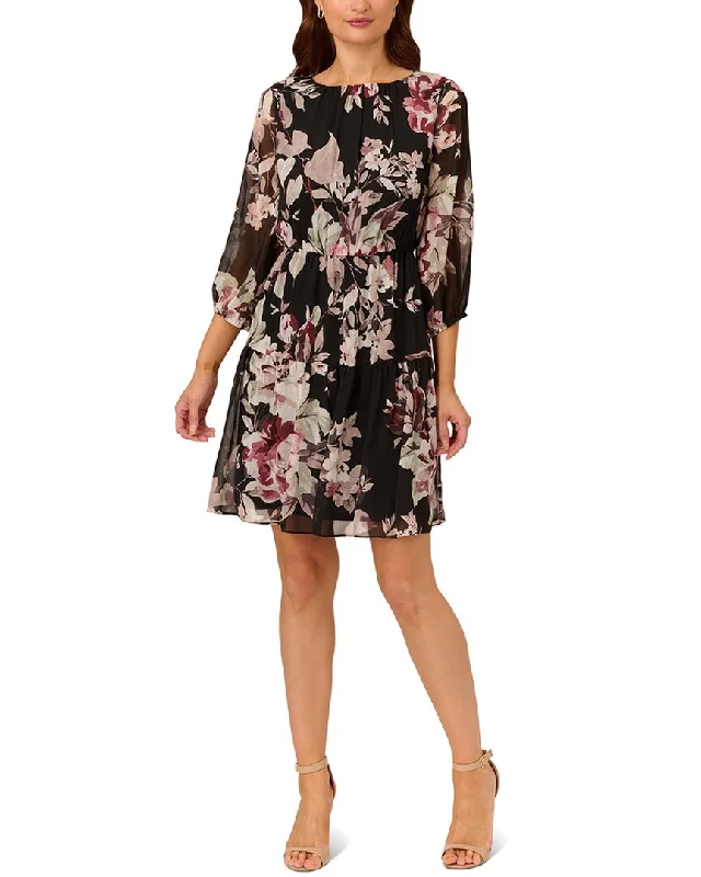 Adrianna Papell Soft Printed Dress