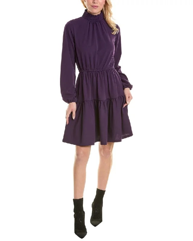 Leota Moss Crepe Mini Dress