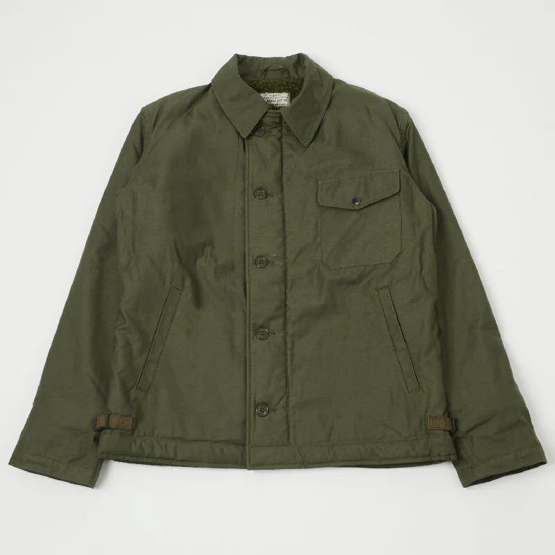 Buzz Rickson's Type A-2 Cold Weather Deck Jacket - Olive