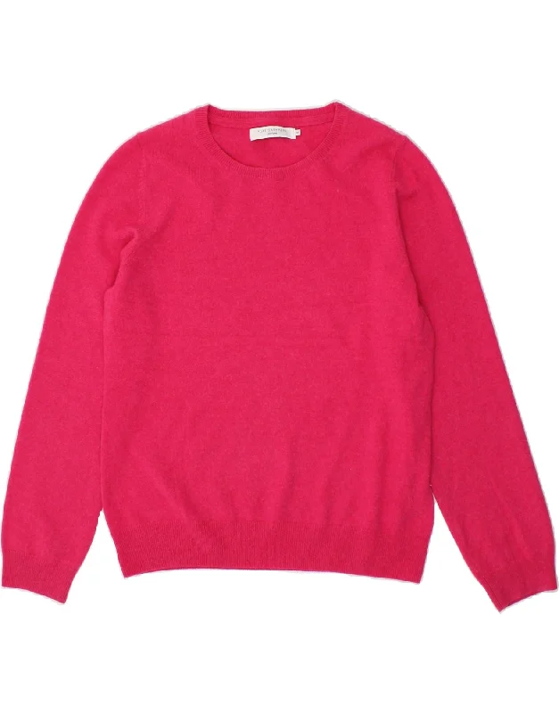 JOHN LEWIS Womens Crew Neck Jumper Sweater UK 18 XL Pink Cashmere