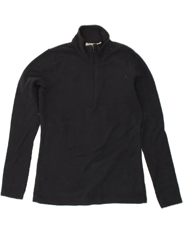 MOUNTAIN WAREHOUSE Womens Full Zip Fleece Jumper UK 10 Small Navy Blue