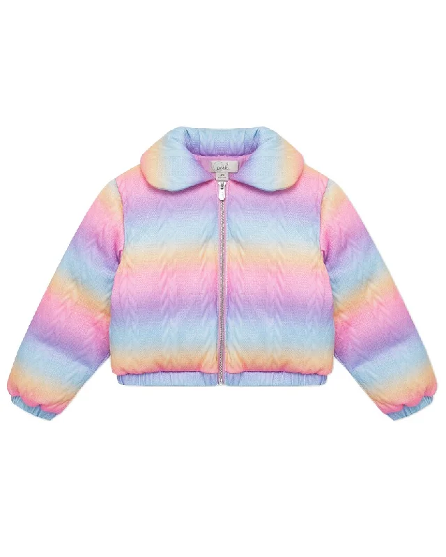 Peek Kids Sublimation Print Collar Jacket