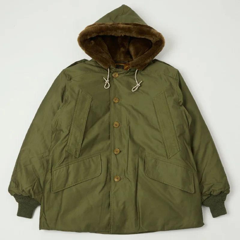 Buzz Rickson's Type B-9 Flight Down Parka - Olive Drab