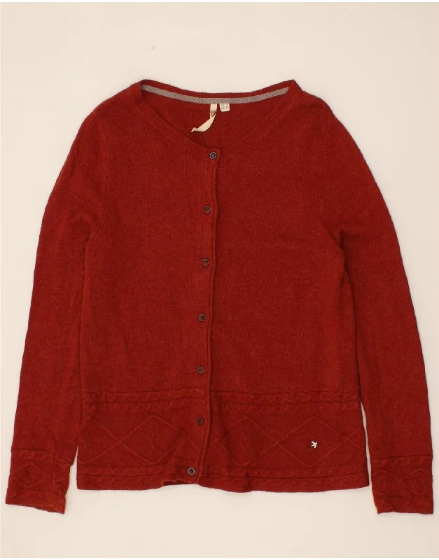 WHITE STUFF Womens Cardigan Sweater UK 14 Medium Red Viscose