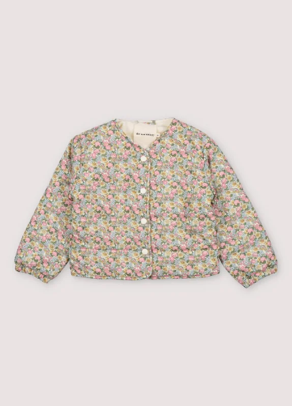 Girl's Alpha Aquarelle Garden Jacket In Multi Color