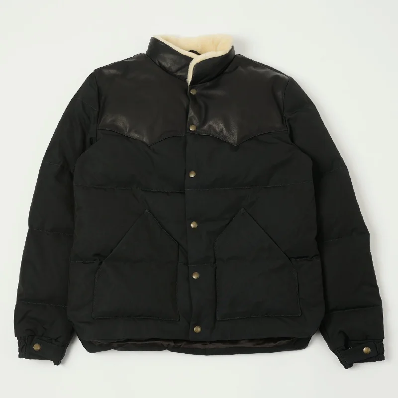 Shangri-La Heritage 'Bivacco' Western Down Jacket - Black Giubbino