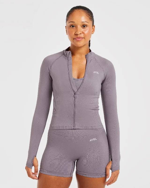 Balance V3 Seamless Zip Jacket - Mauve